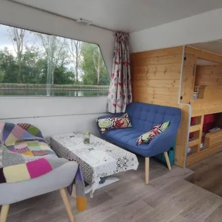 ספינת מלון Libellule Peniche Nuit Insolite Briennon